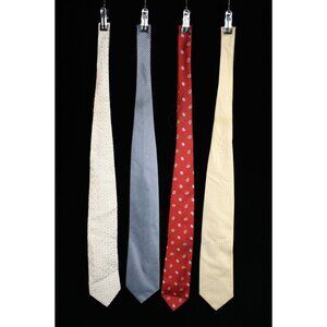 4 Men's Silk Ties, Assorted Brands